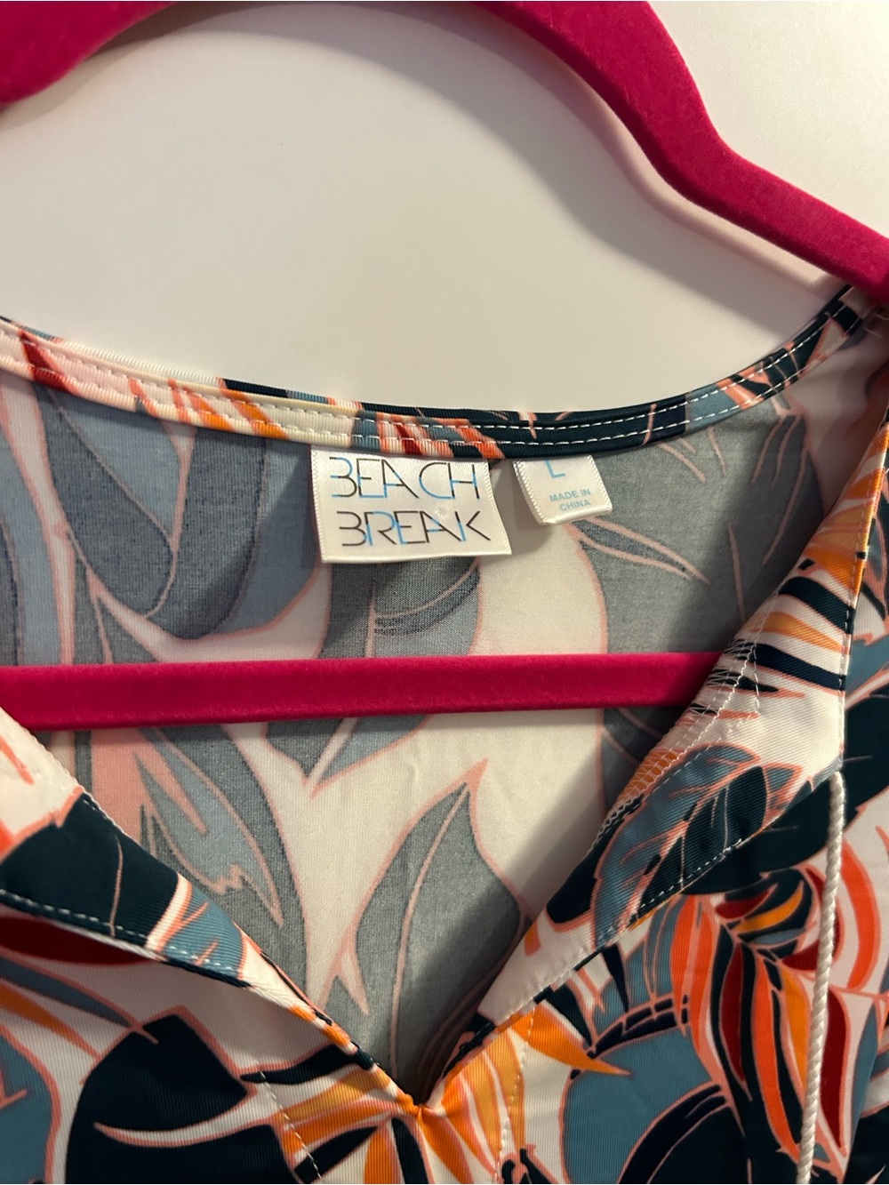 Tropical floral sleeveless mini dress - Picture 5 of 5